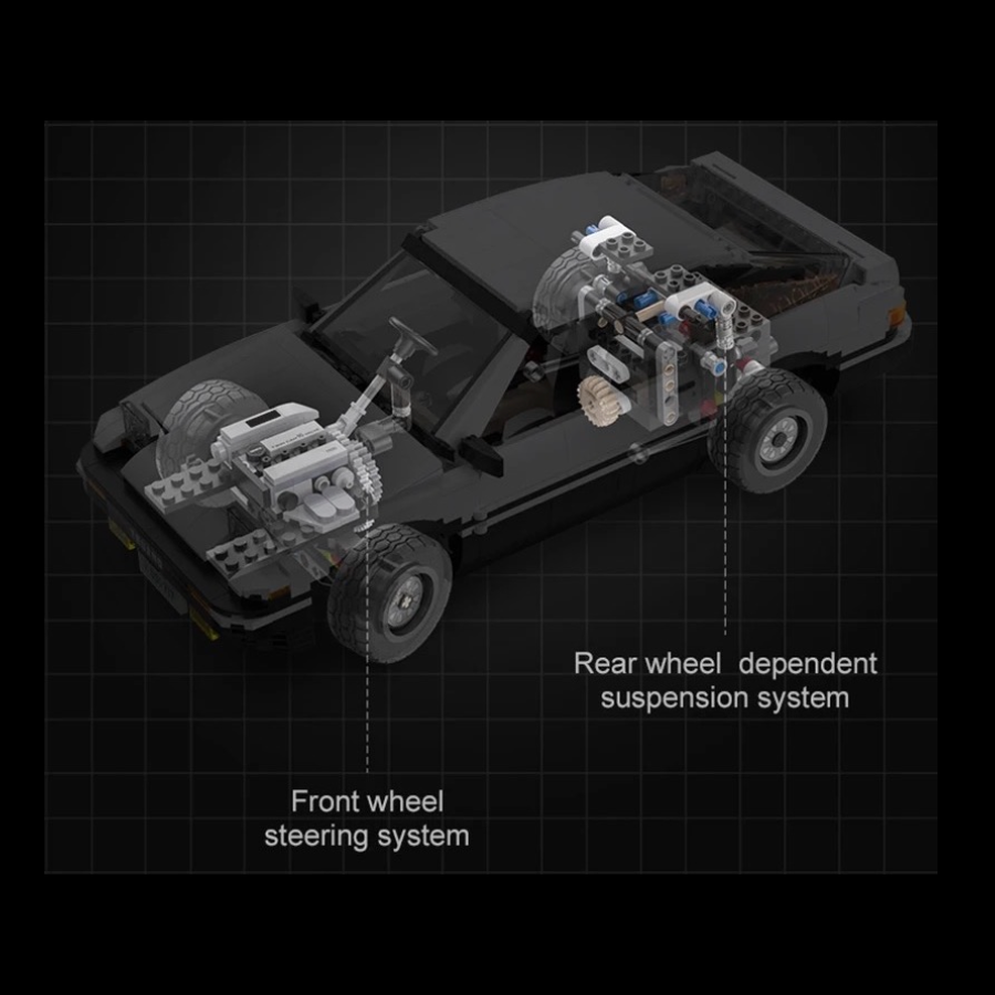 AE86 Trueno Bricks Build