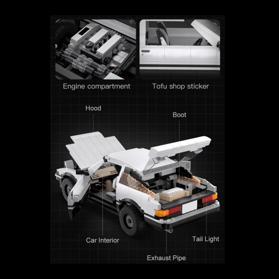 AE86 Trueno Bricks Build